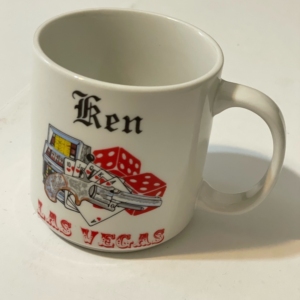 Vintage KEN LAS VEGAS Souvenir Coffee /Tea Mug